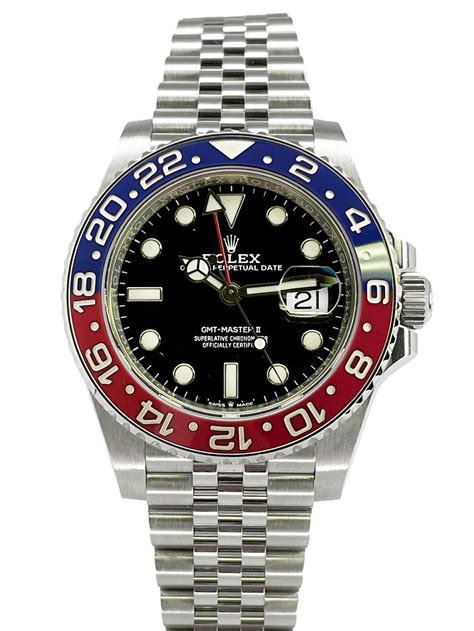 rolex gmt master ii pepsi stainless steel price|Rolex gmt Pepsi for sale.